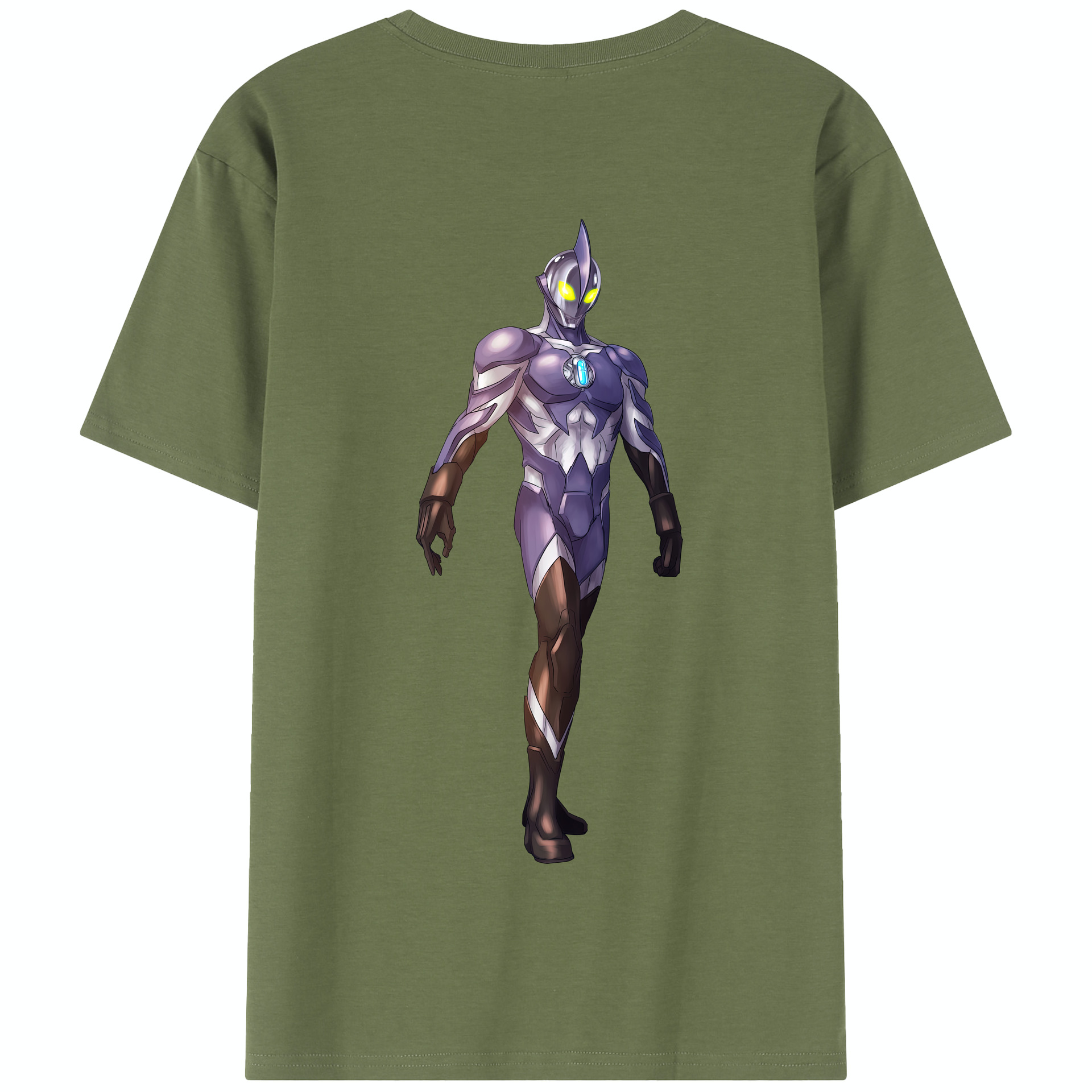 （画像用） ウルトラマン Ultraman 綿100％半袖Tシャツ（背面プリント）